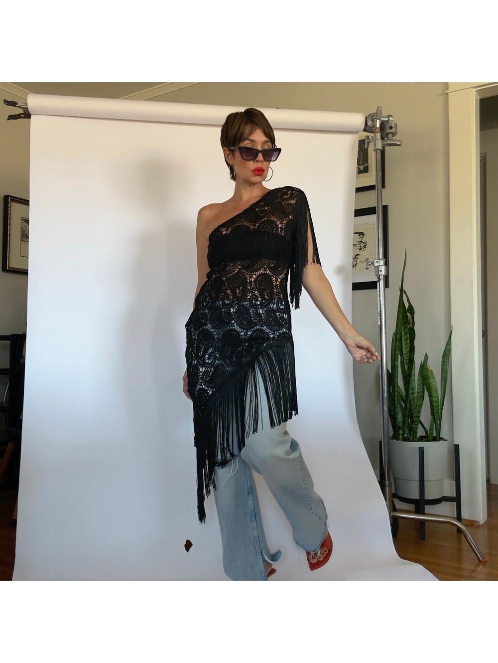 Crochet Fringe Top
